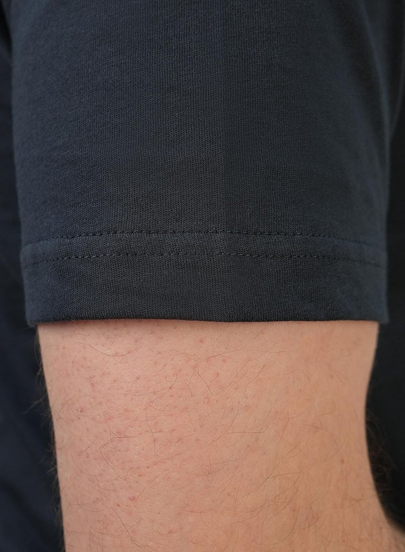 GIORDANO Men's Slim Fit Cotton Jersey Crew Neck Print Tee | WWS Graphic - Image 4